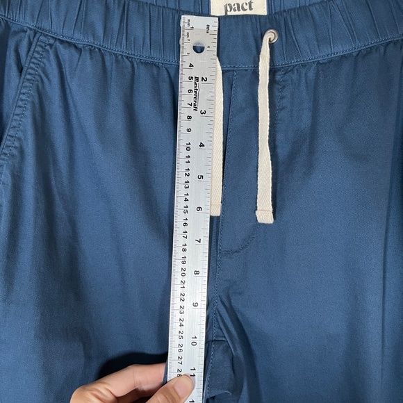 Pact Organic Cotton Casual Pants - Women's Size M - Blue - Picture 8 of 11